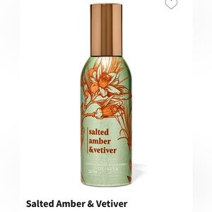 3) “SALTED AMBER & VETIVER” Concentrated Room Spray, ea 1.5 oz / 42.5 g B&BW NWT
